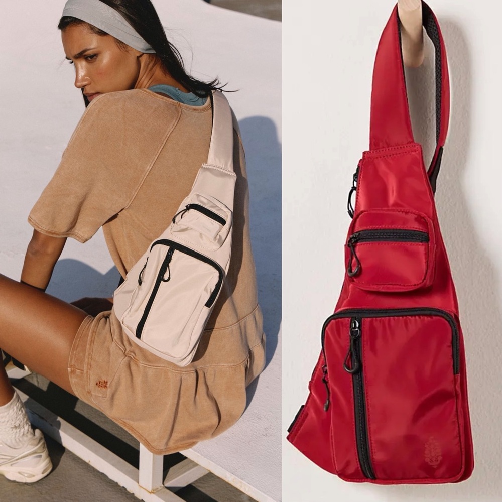 Sling Crossbody Bag by  - Red